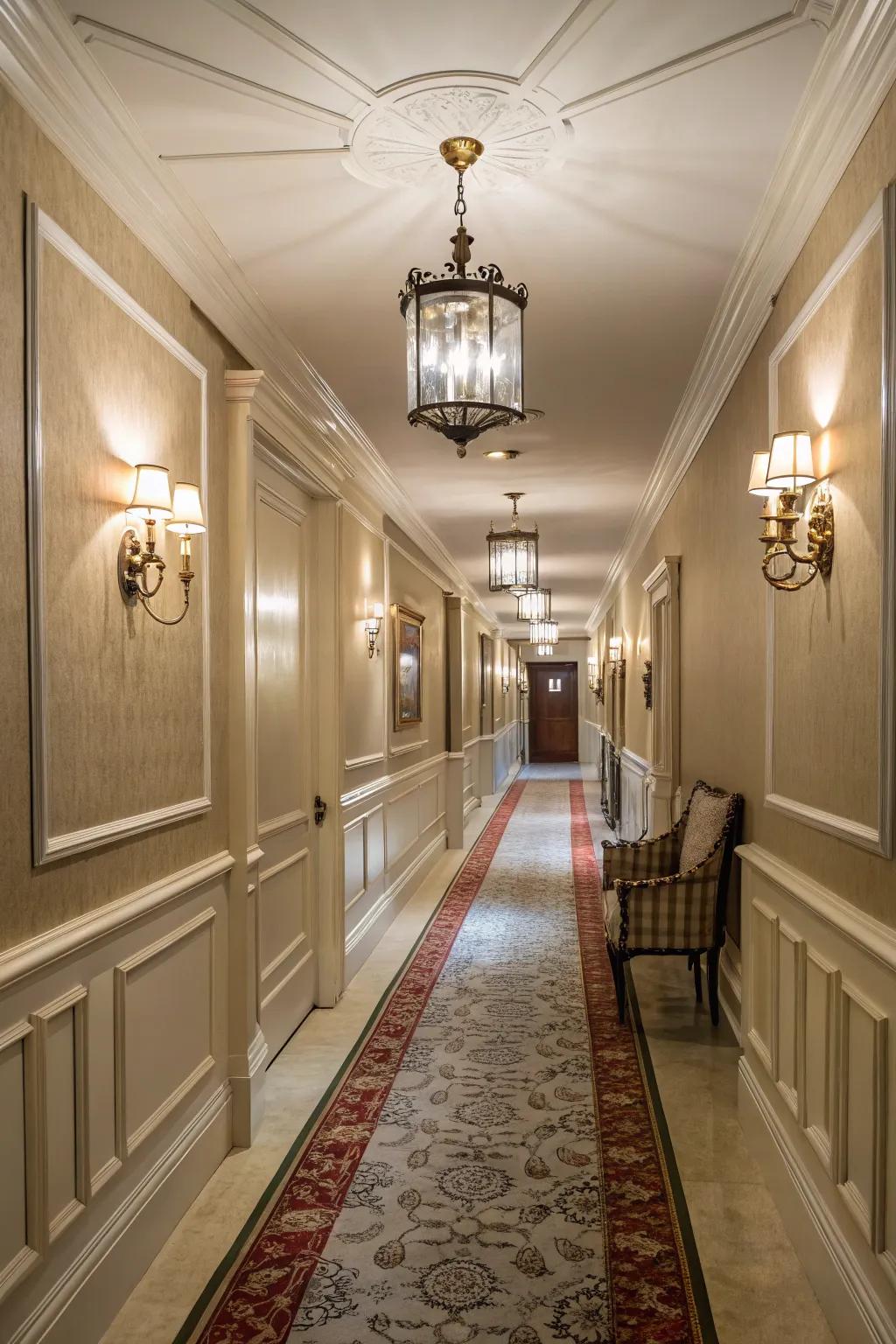 Protect your walls and enrich the charm with wall rails.