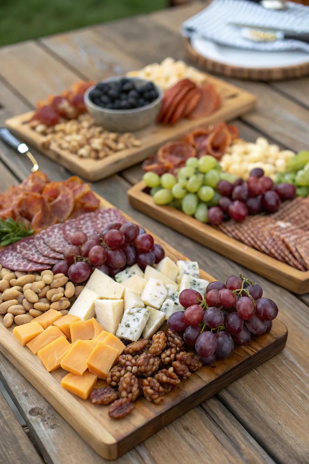 Customized cured meat assortments primed to enchant wedding attendees.