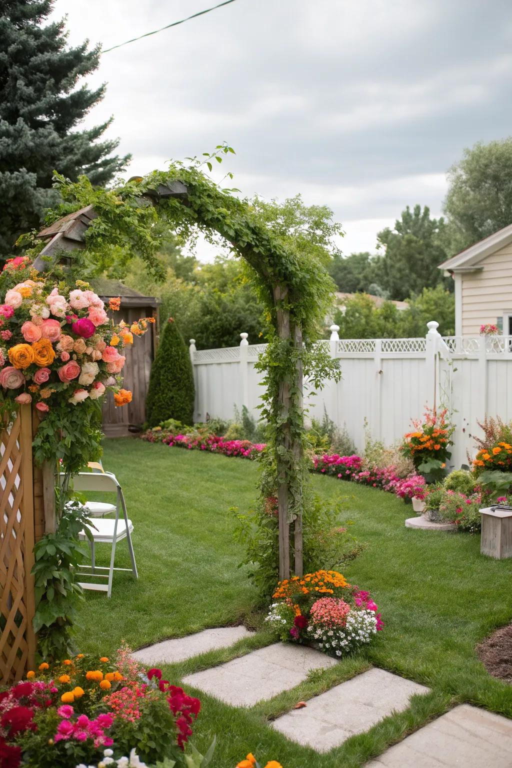 A stunning garden backdrop for revitalizing your promises.