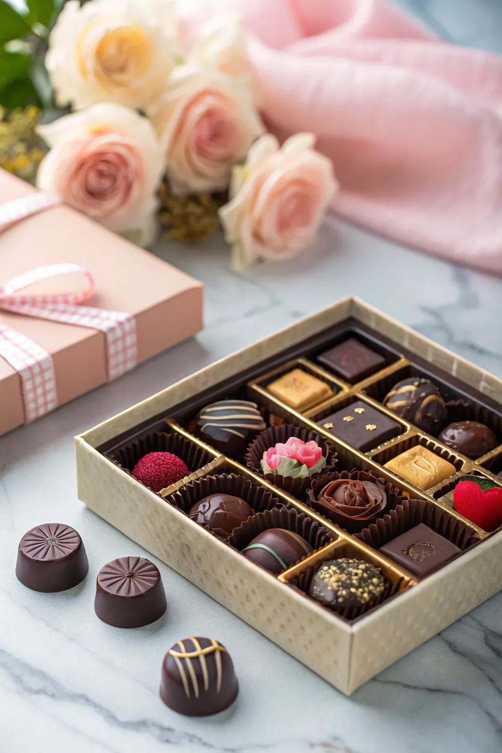 Masterful chocolates for an element of sweetness and sophistication.