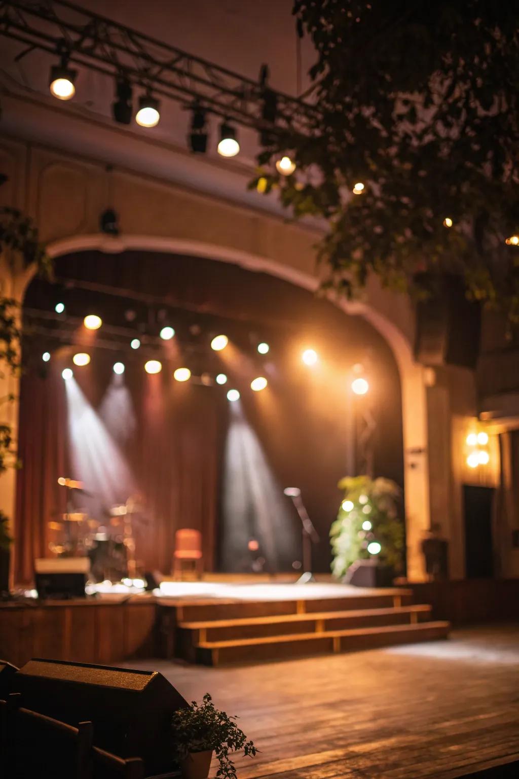 Snug illumination elevates every instant on stage.