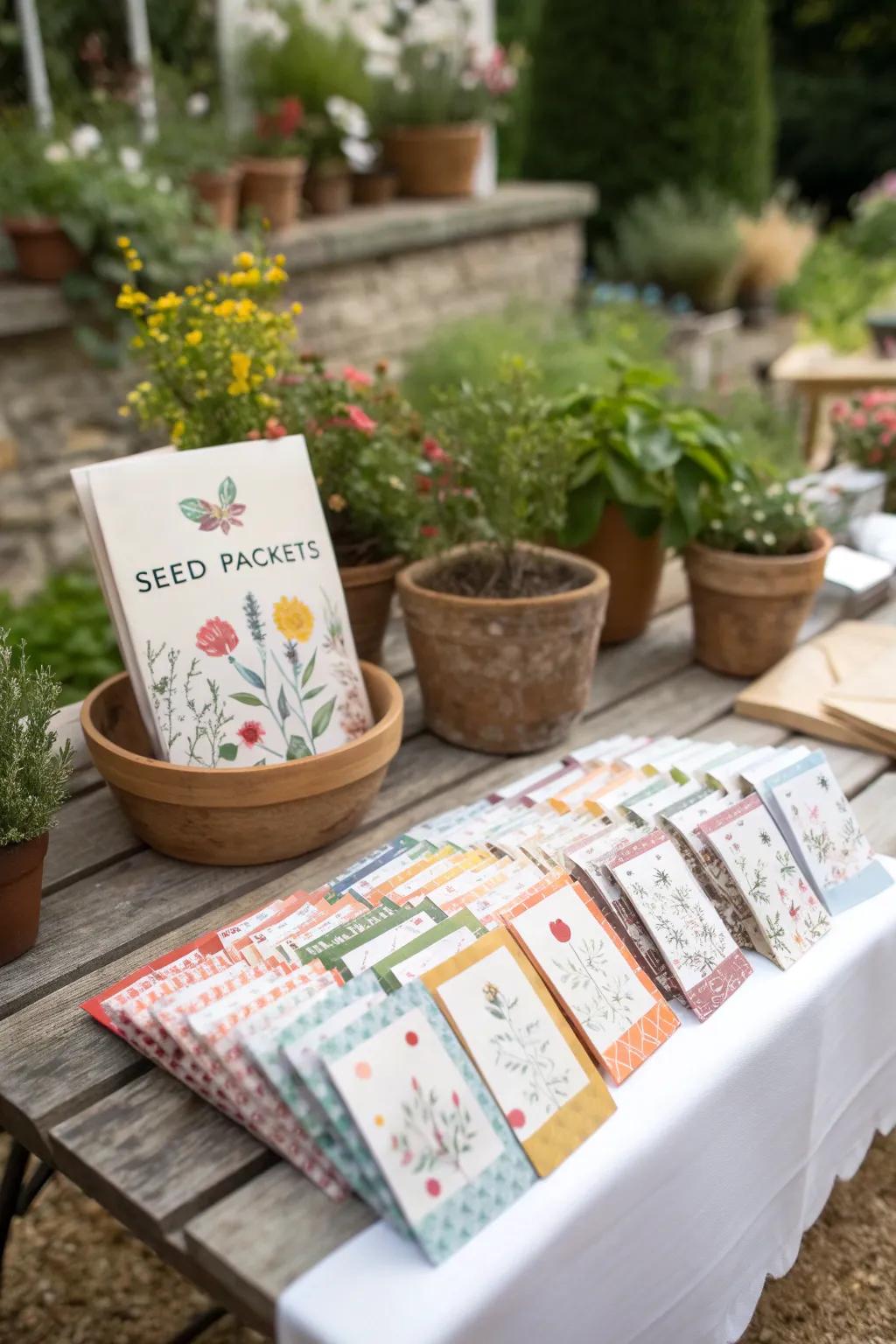 Meadow seed bundles offer a present that grows.
