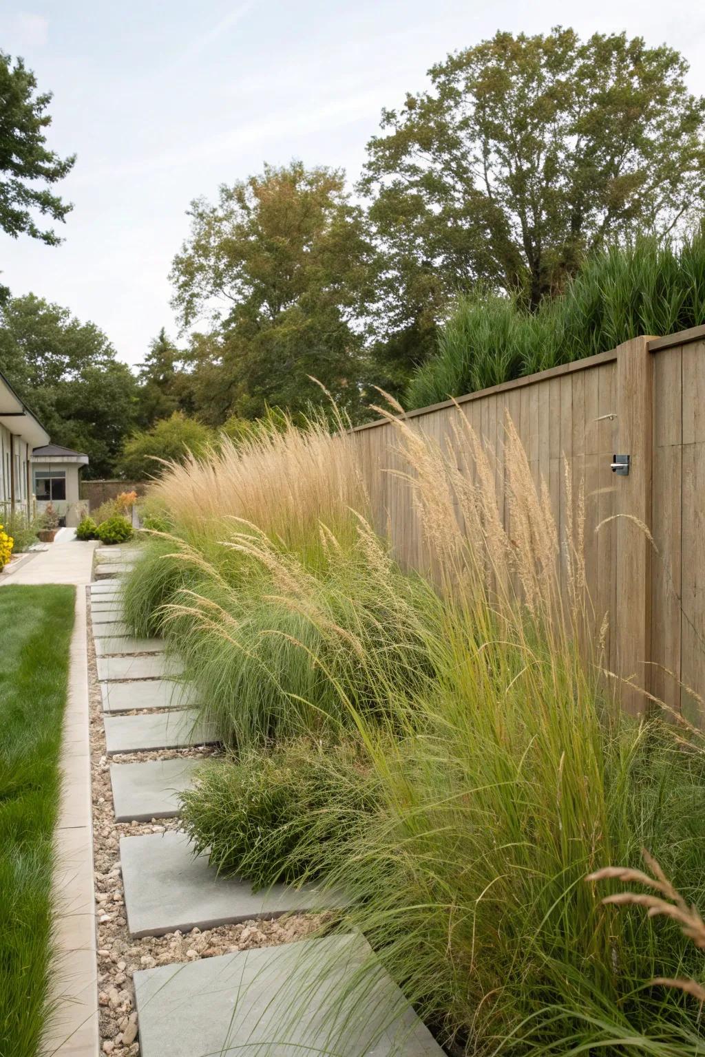 Screening flora can metamorphose your easement into a secluded haven.