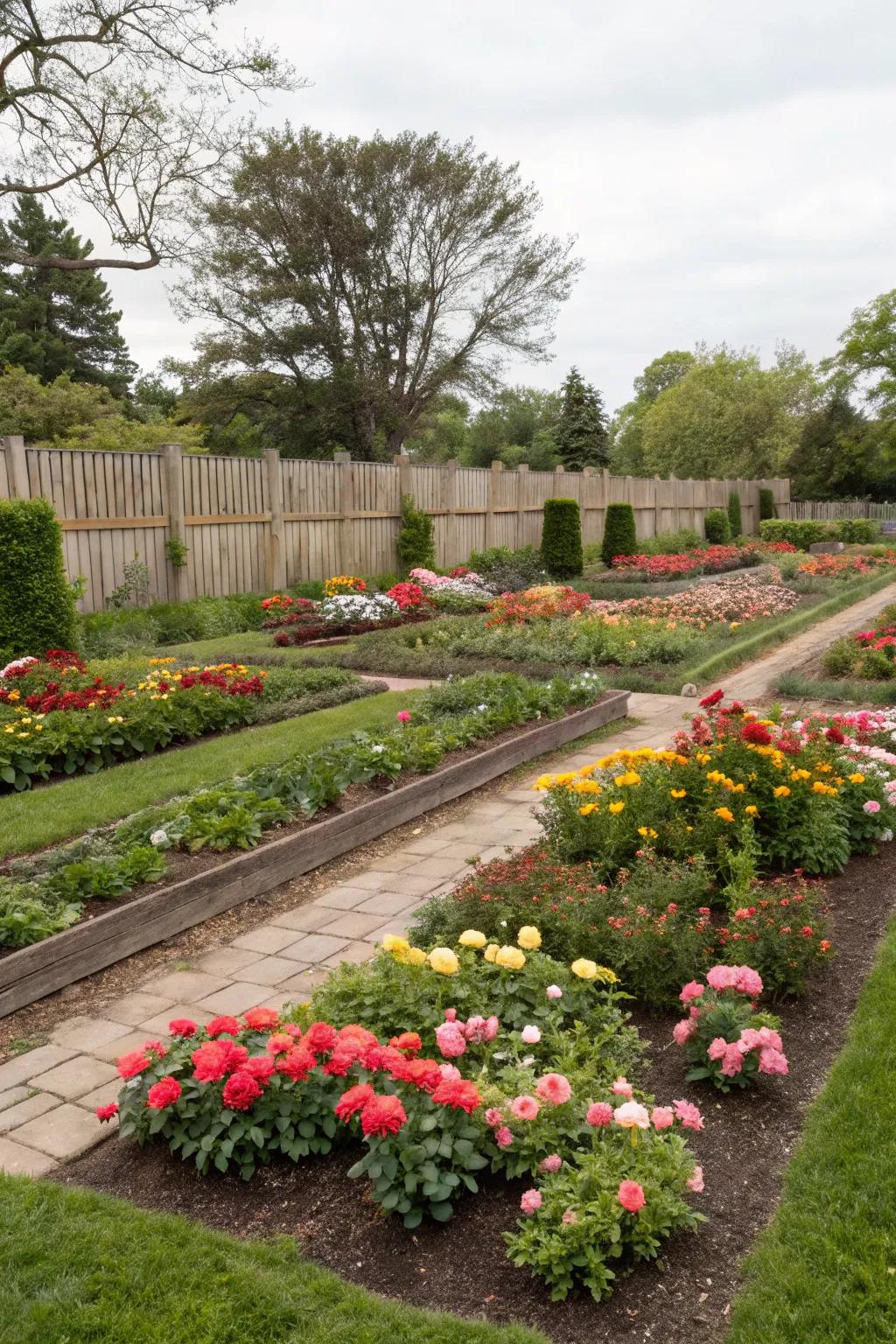 Mulch magic for a pristine and well-hydrated garden.