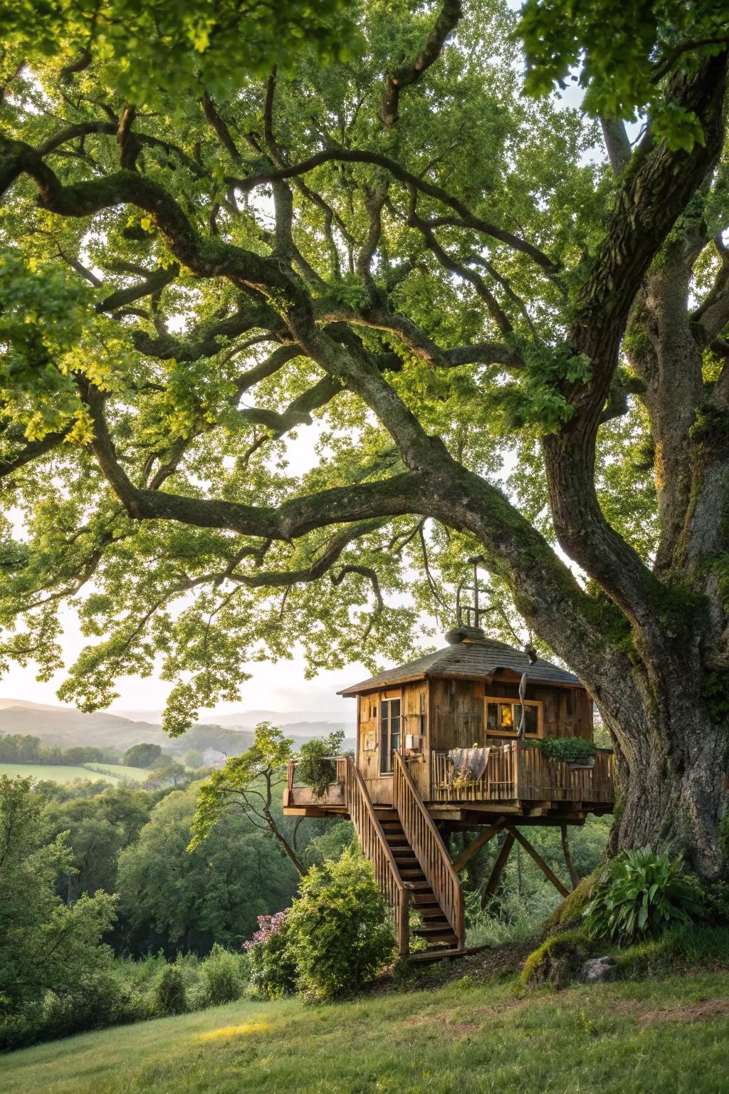 An arboreal hideaway providing a magical escape