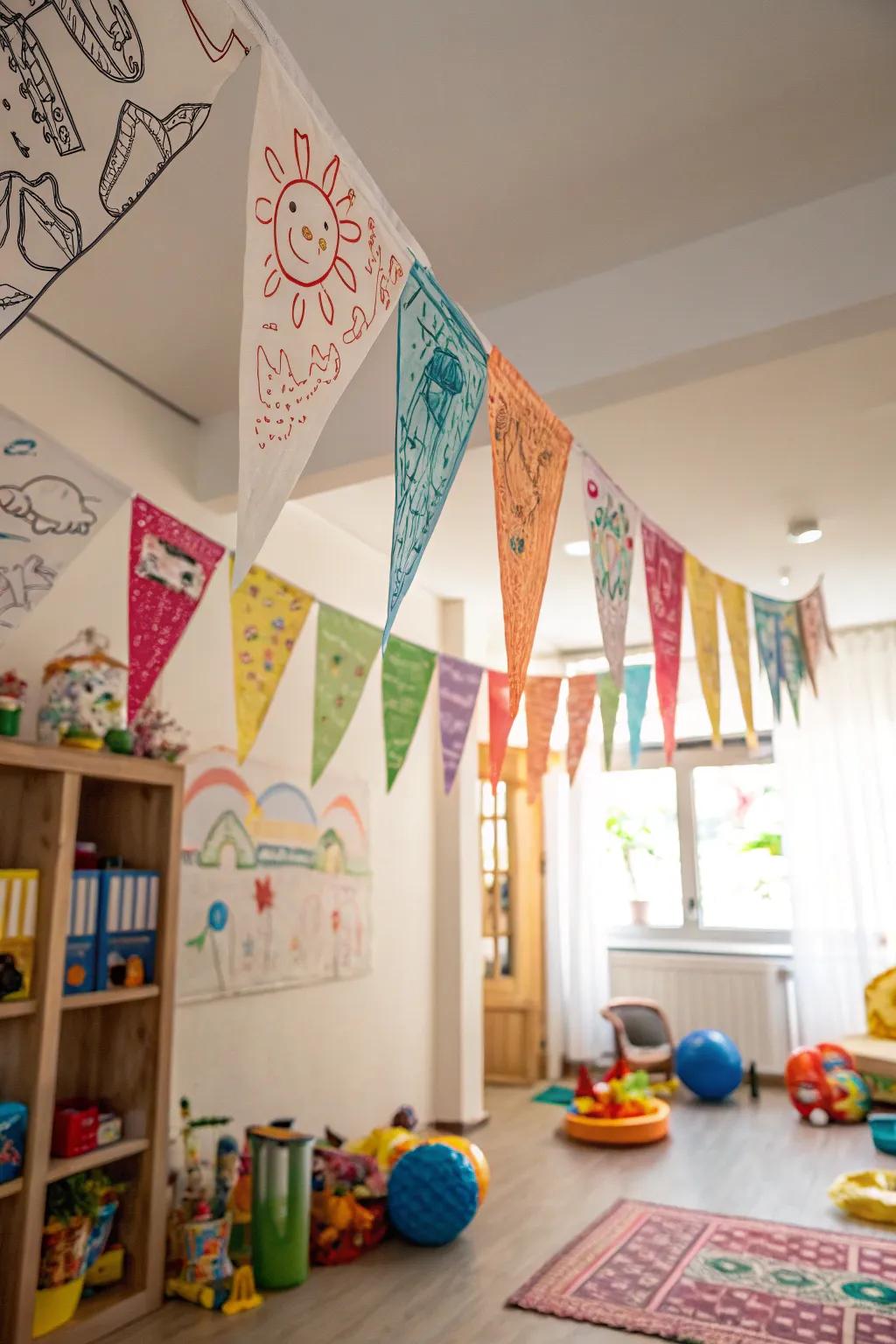 Vivid markers allow banners to radiate with brightness.