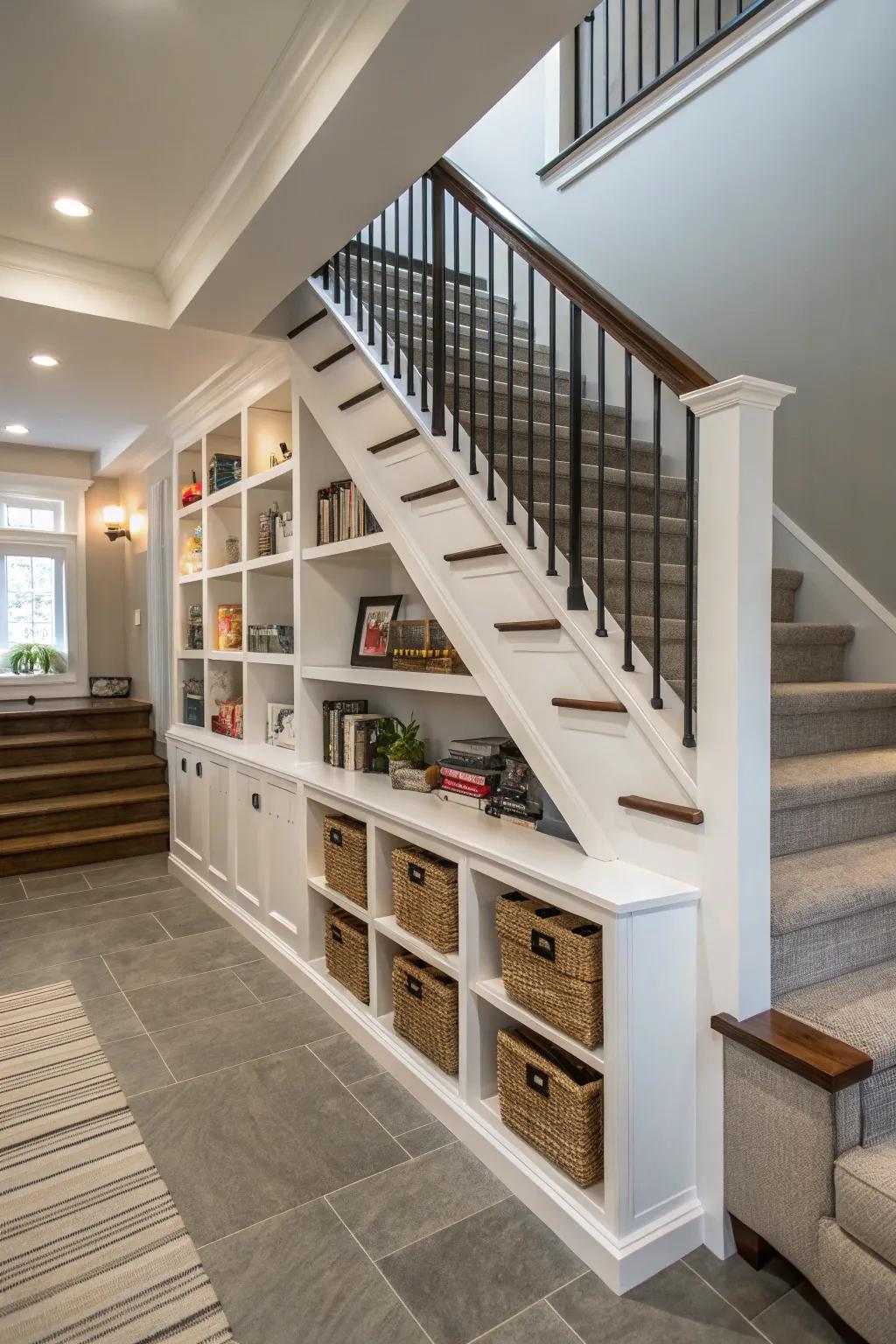 Functional balustrades present both fashion and practicality.