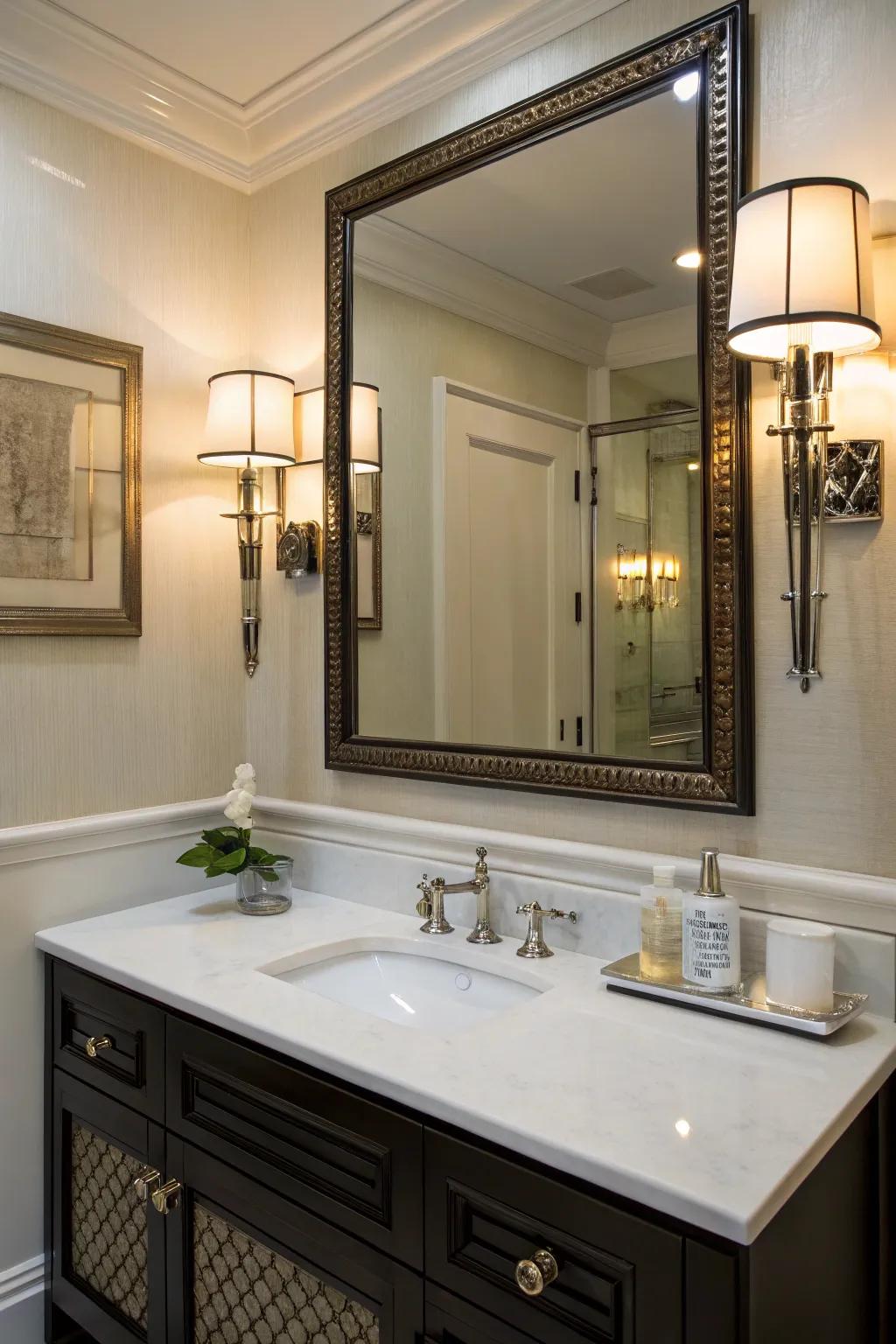 Illumination is vital in shaping the atmosphere of your bathroom.