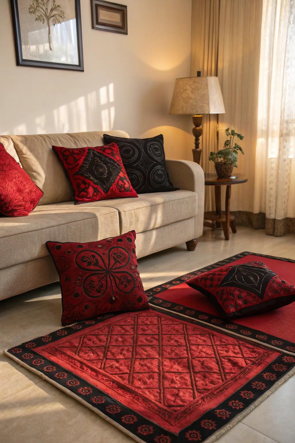 Decorative elements can harmonize your setting.