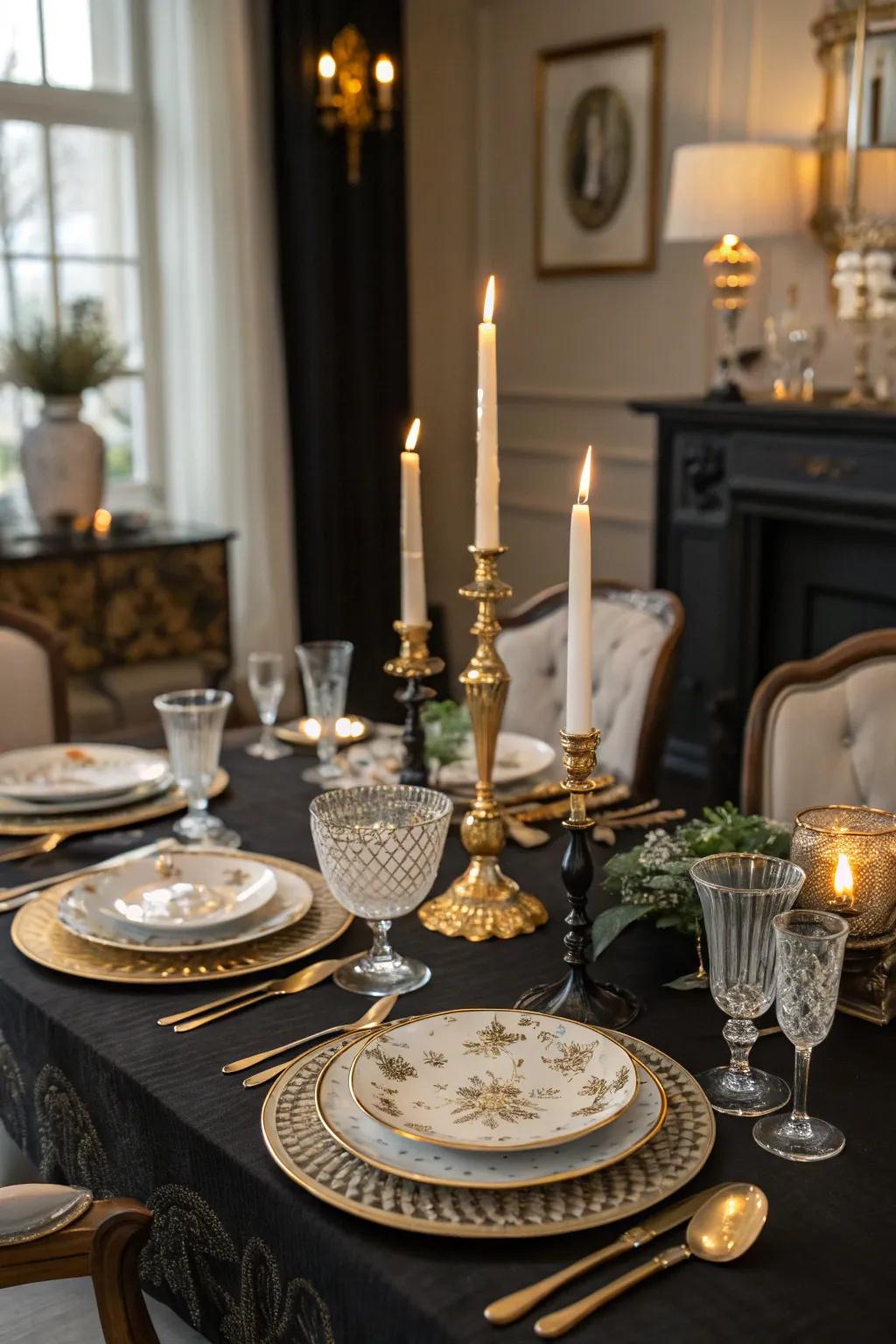 Elegance of yesteryear with a nostalgic undertone.