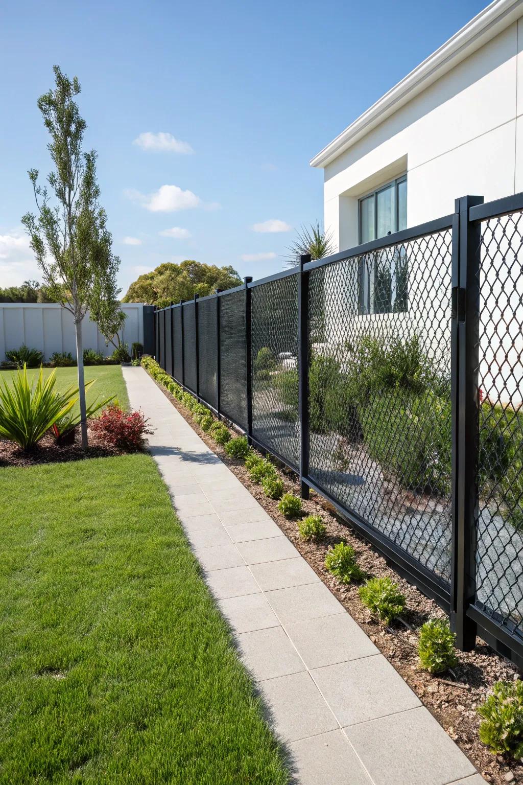An uncomplicated coating application can enhance your fence's elegance.
