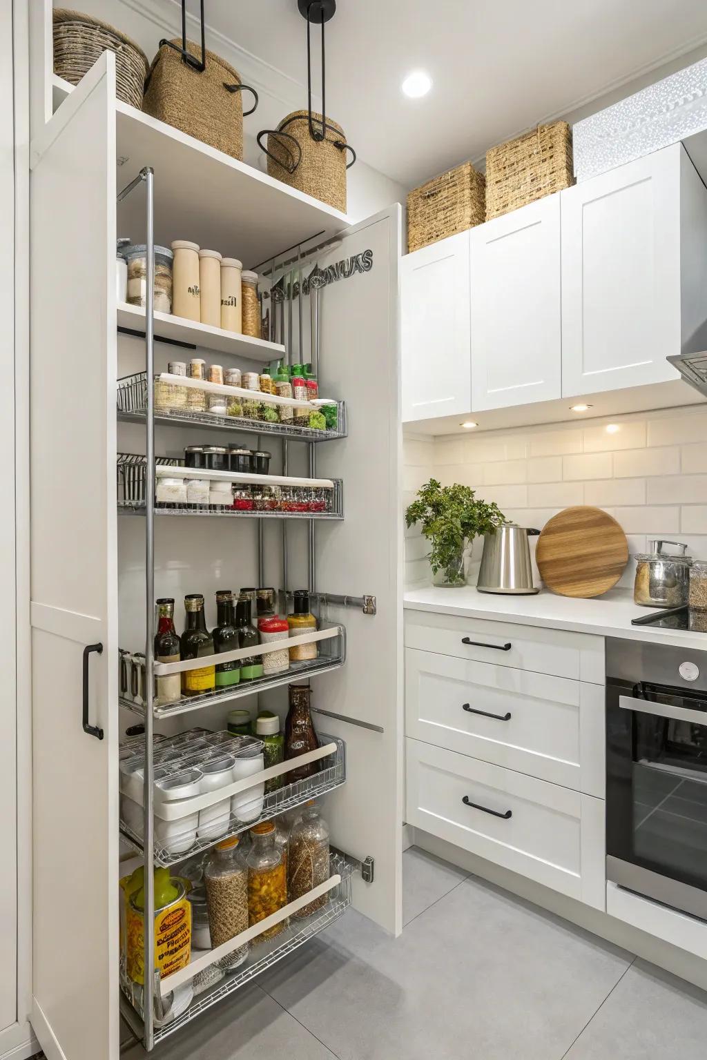 Effective storage options that keep everything accessible.