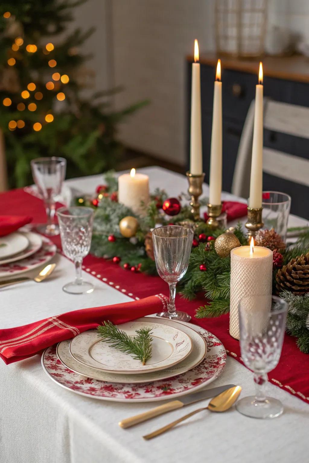 Cultivate an inviting ambiance with refined table arrangements.