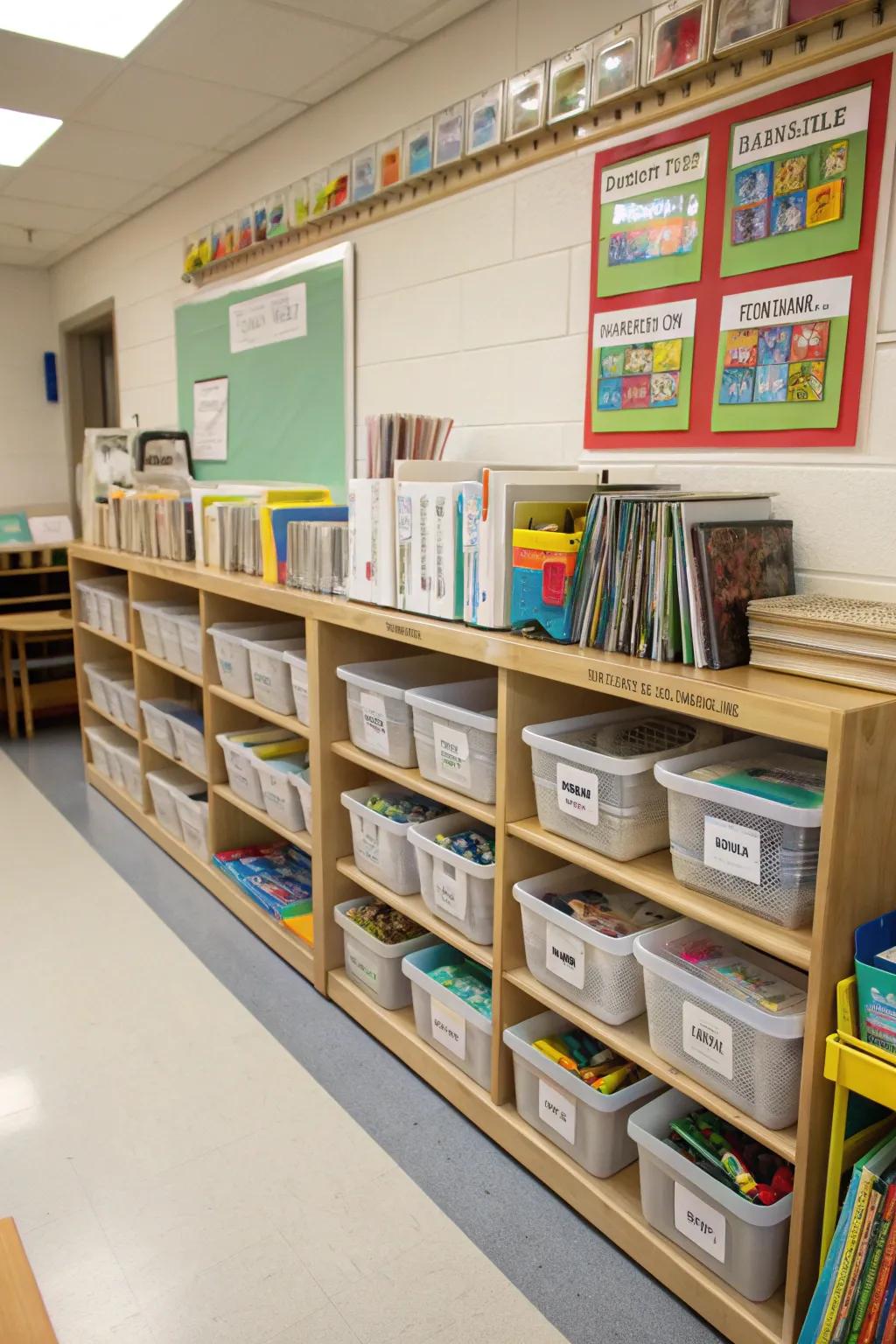 Effective storage minimizes mess and maximizes access.