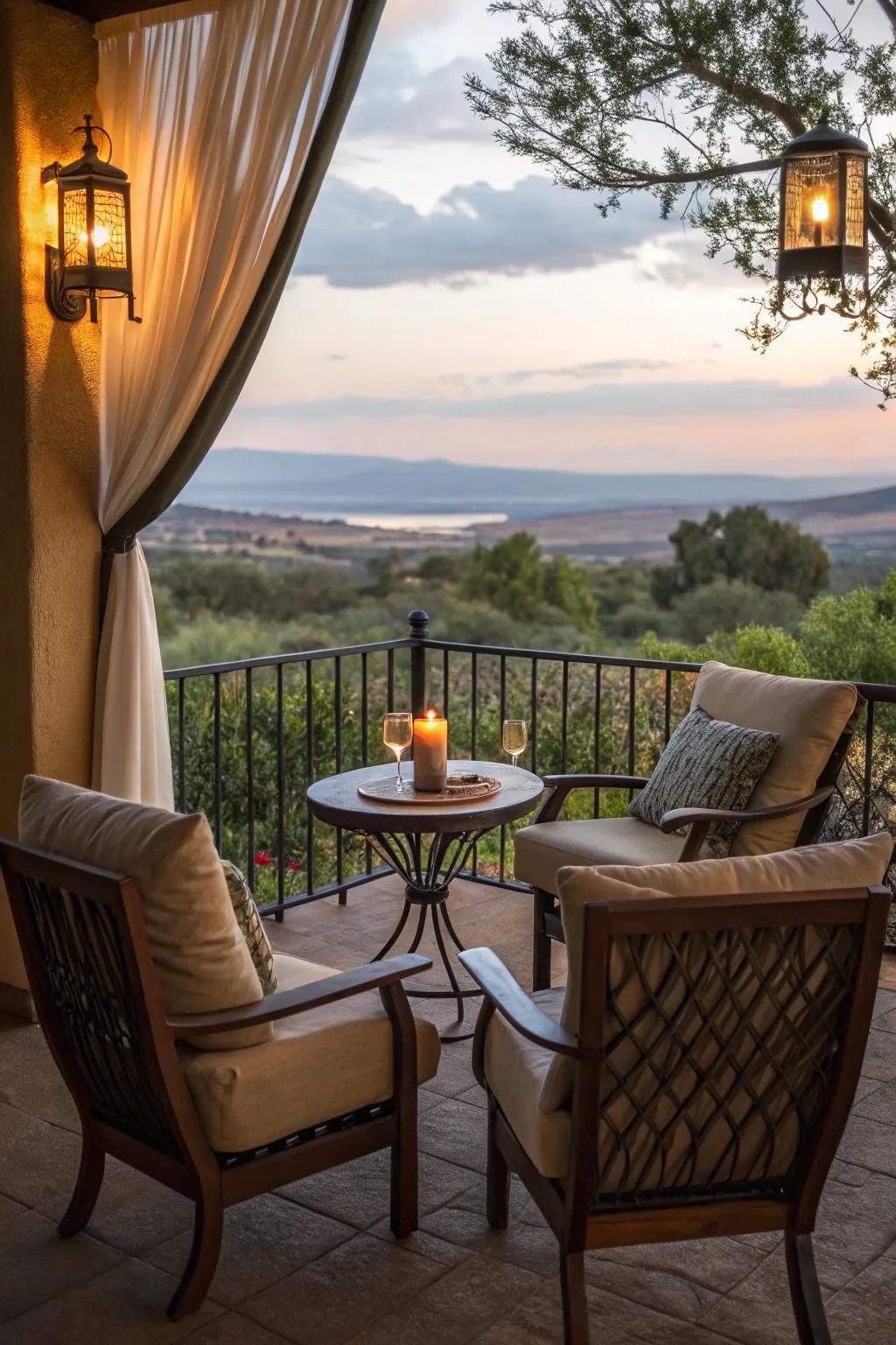 Open-air sanctuaries beckon you to unwind and appreciate the Colorado setting.