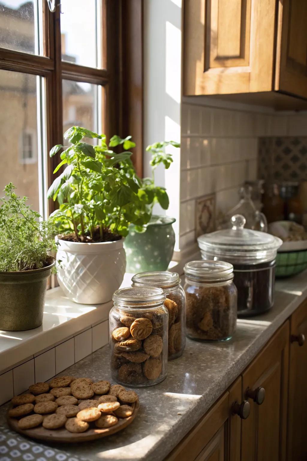 Unite confection receptacles with the delicate touch of nature.