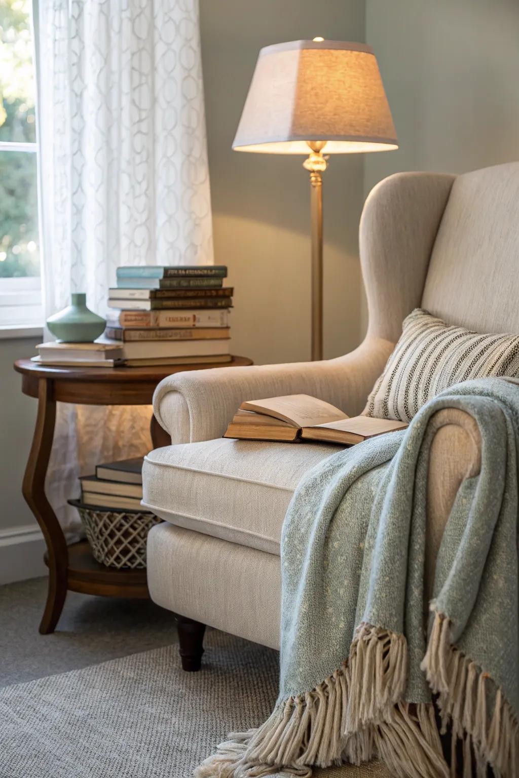 Transform a corner into your personal perusing retreat.