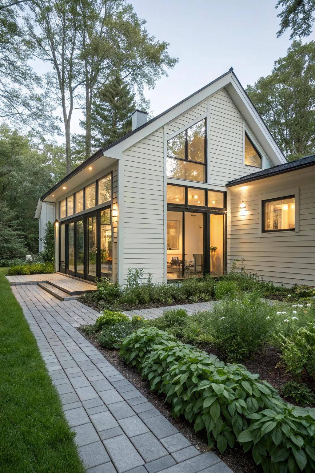 A contemporary interpretation of the quintessential cottage.
