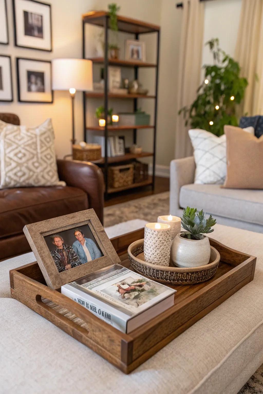 Individual impressions featuring a framed snapshot onto an ornamental surface.