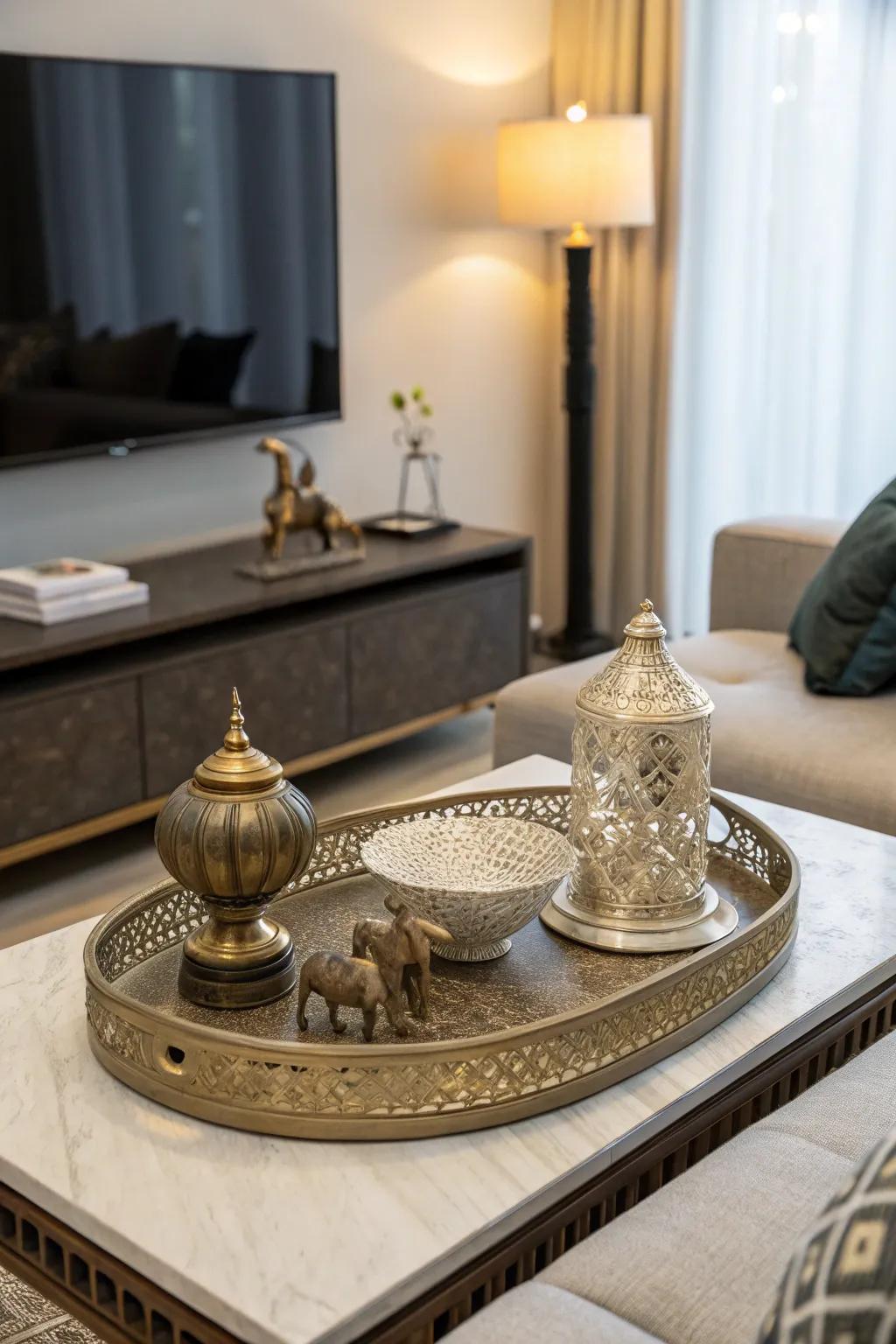 Artistic flair with personal effigies.