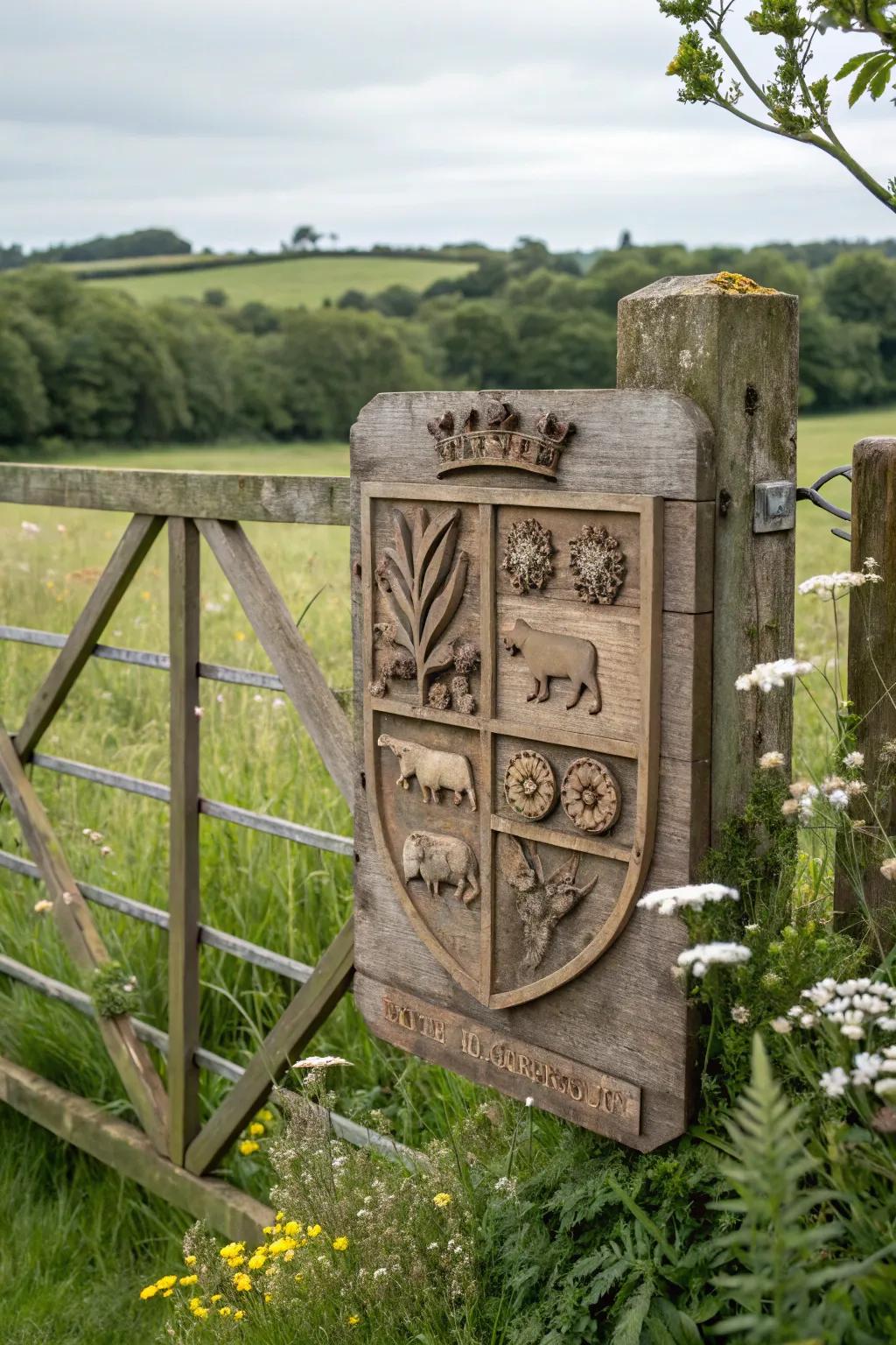 A bespoke familial crest that narrates a saga of ancestry and pride.