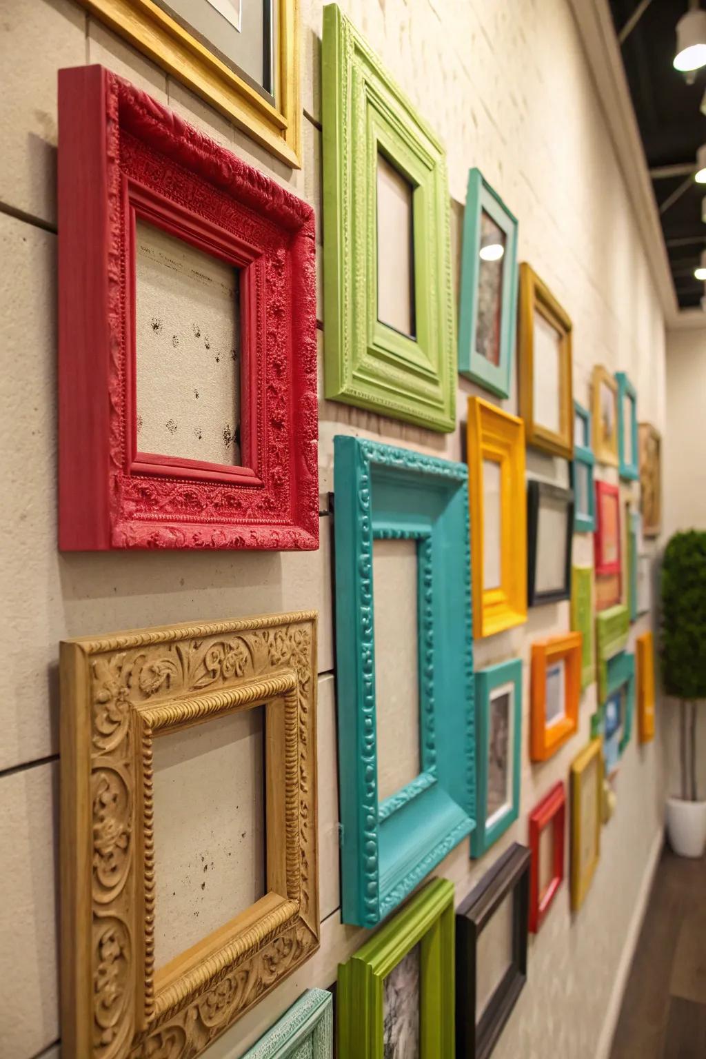 An eclectic mix of colorful and textured casings