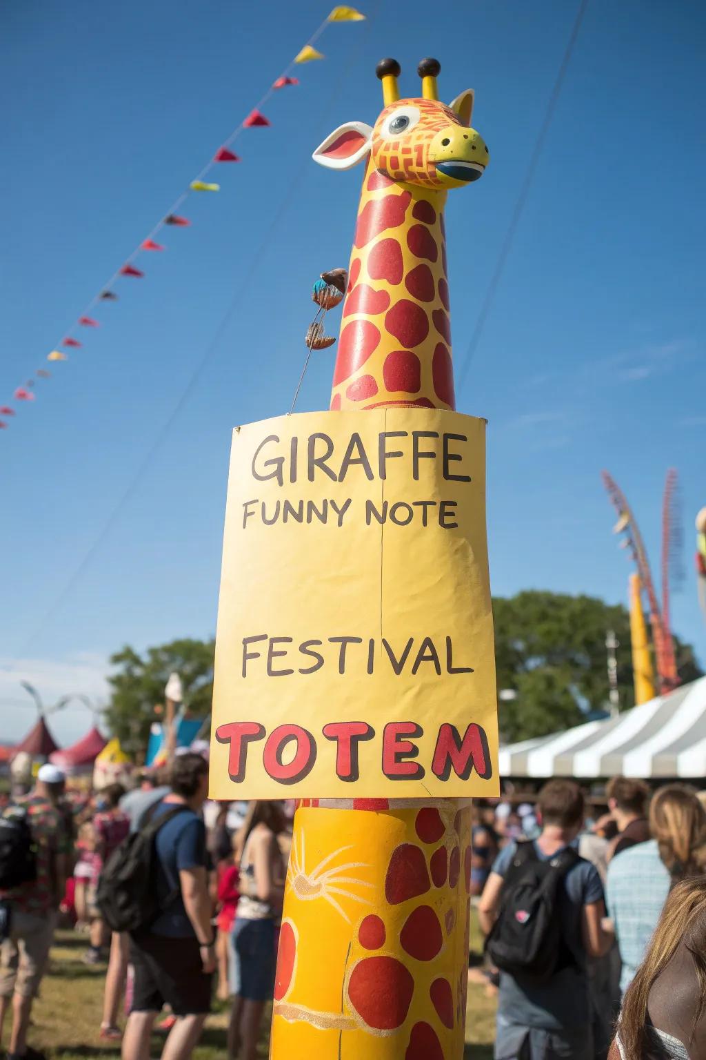 Totems with animals add a playful touch to any event gathering.
