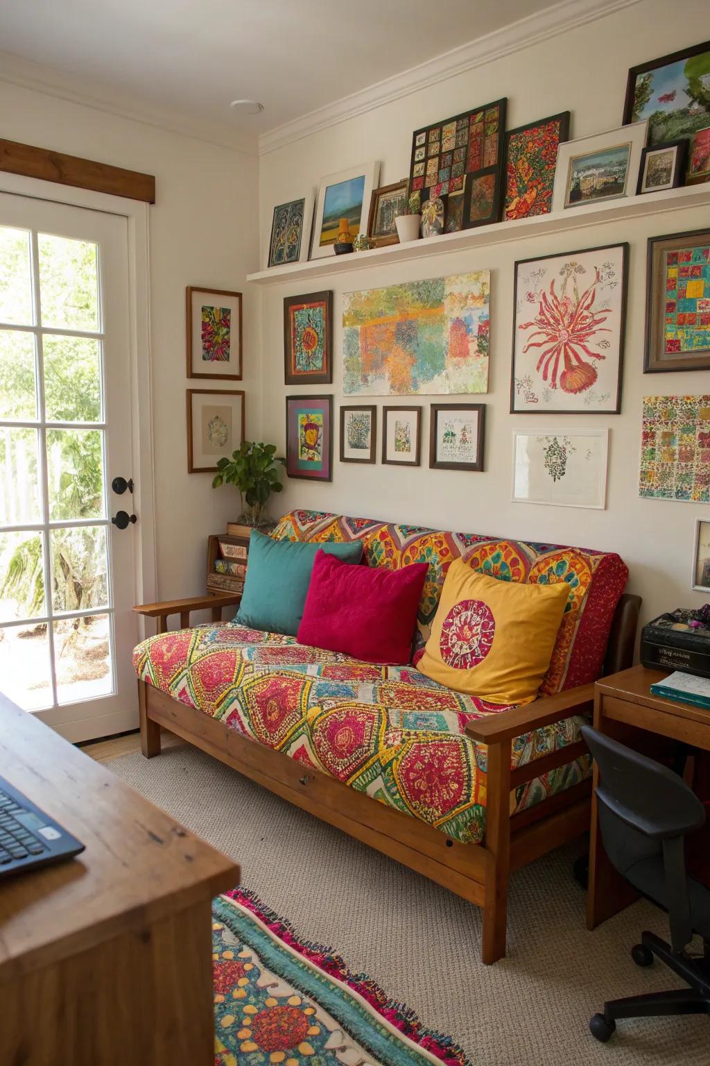 Shade and material add character to any workspace.