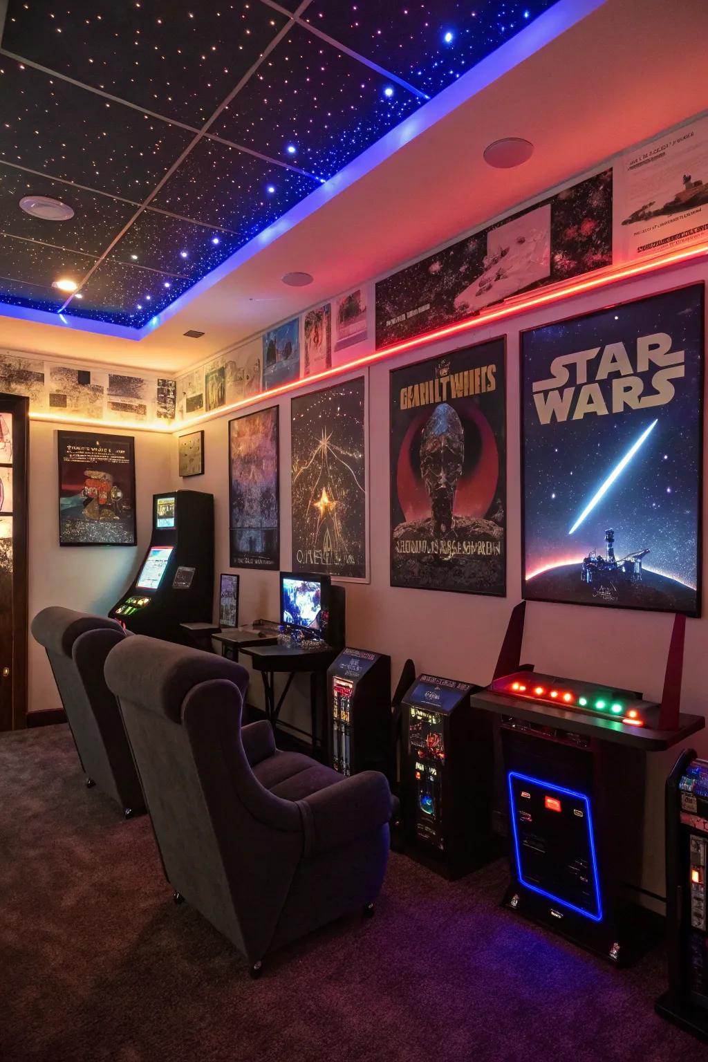 Custom decor breathes vitality into your gaming interests.