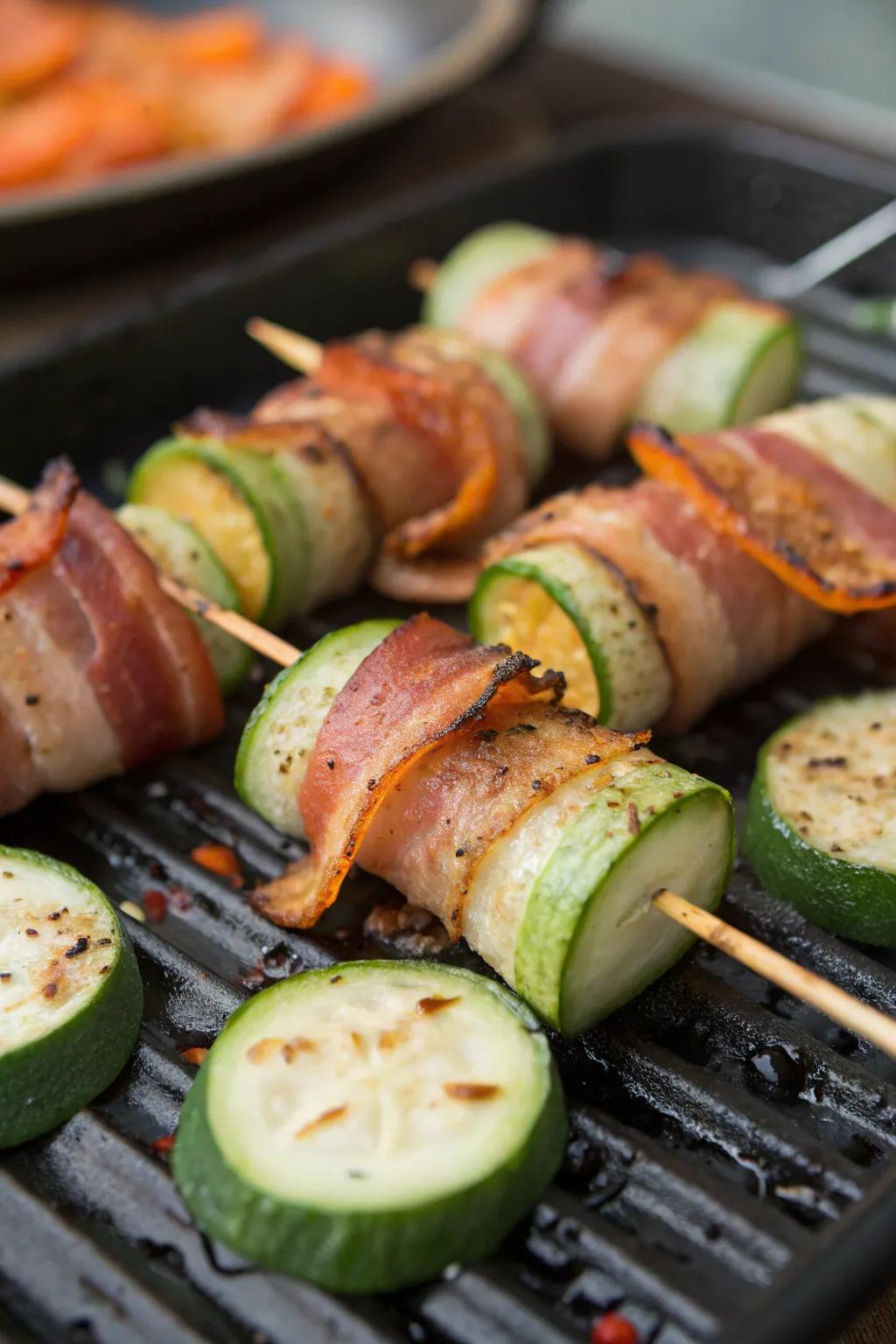 Stuffed and wrapped delicacies give grilling a delicious twist.
