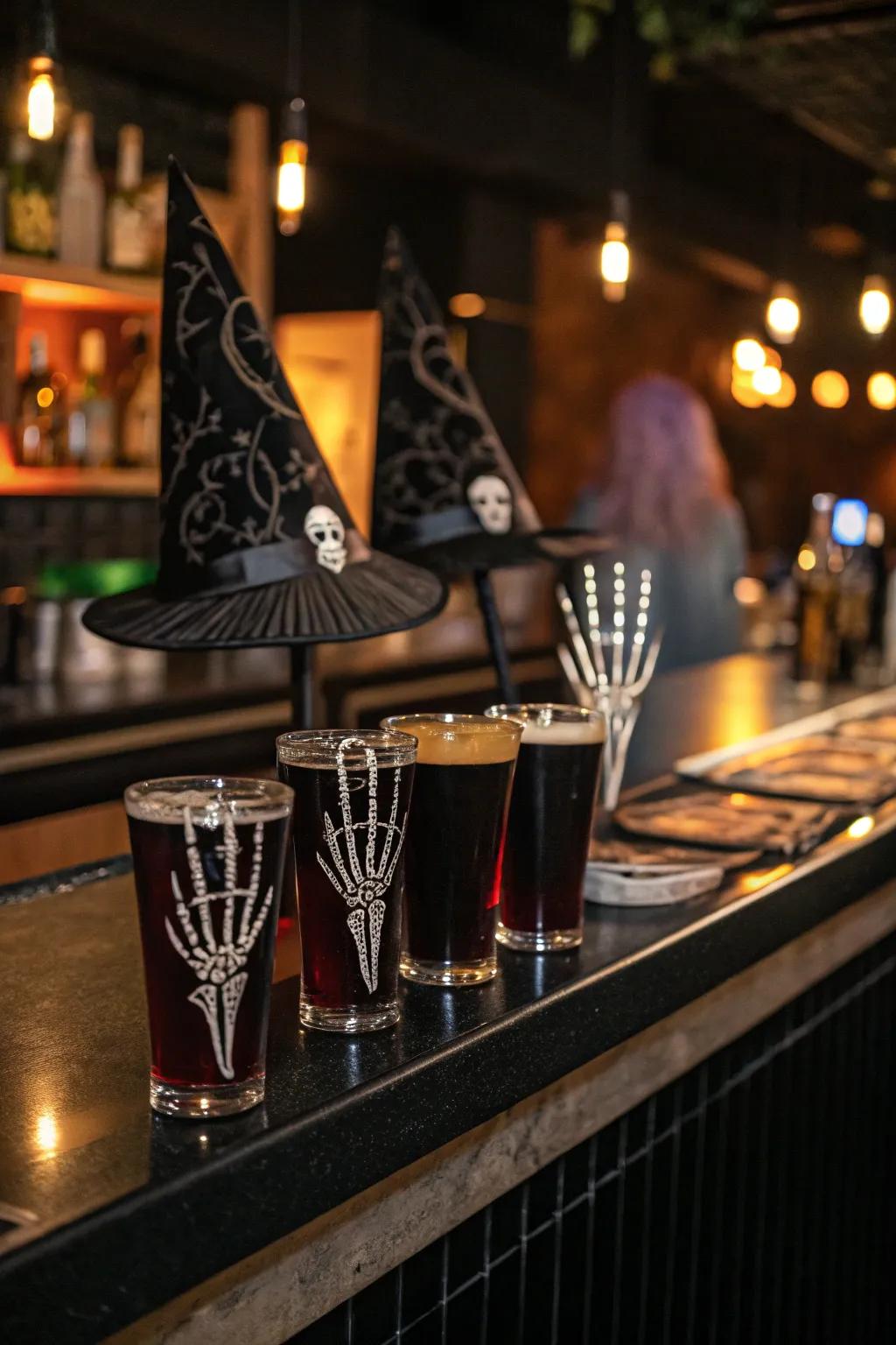 Serve refreshments with a frightful alteration.