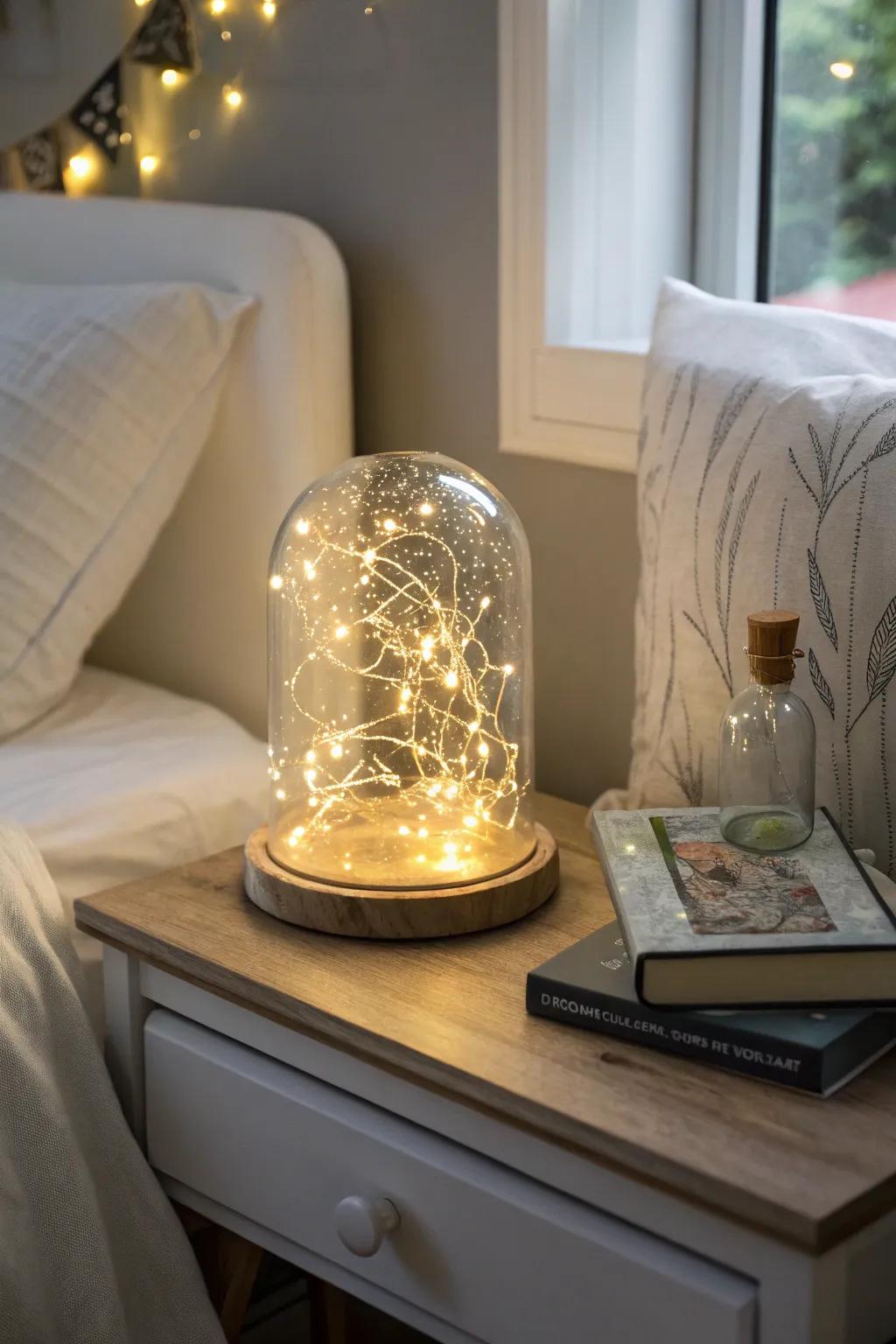 A dome that radiates with captivating twinkling lights.