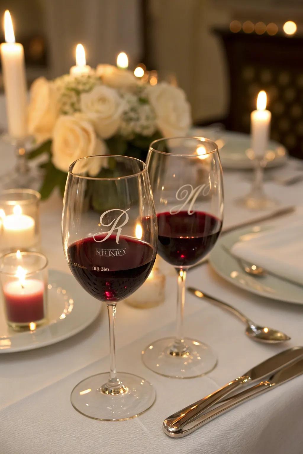 Bespoke drinkware adds a personal touch to any celebration.