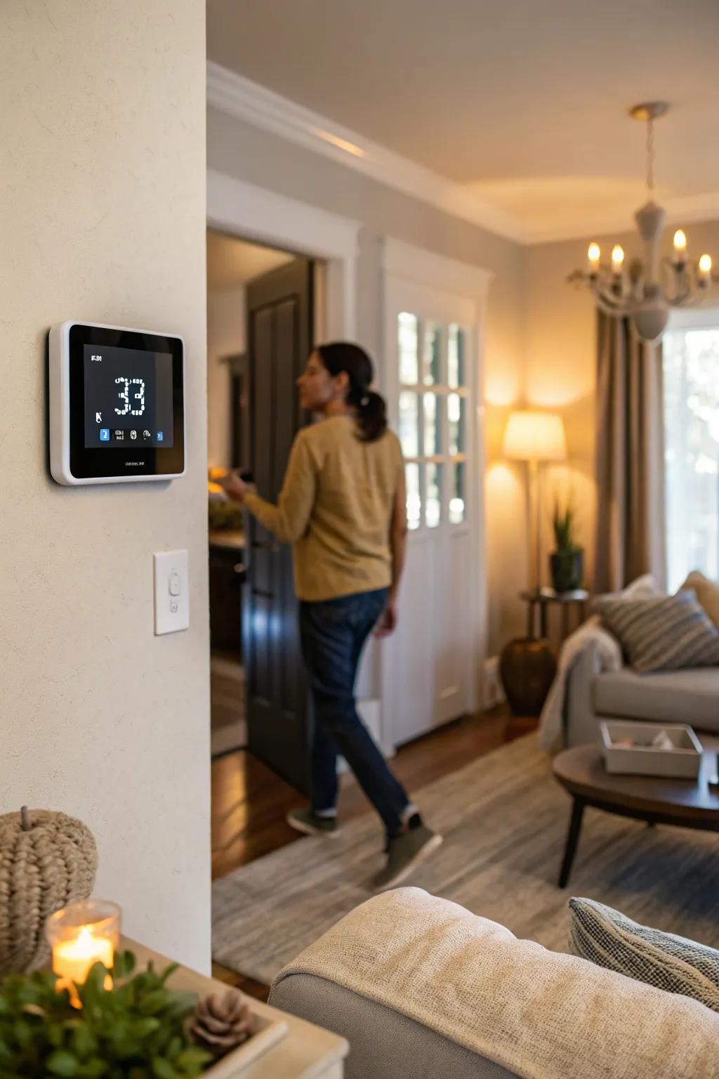 A warm welcome with heating that activates upon your homecoming.