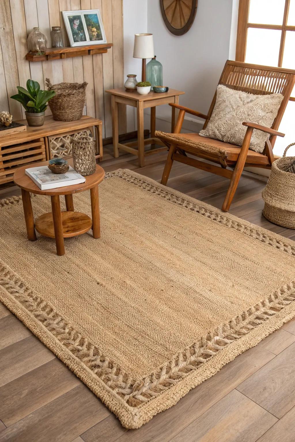 Unprocessed compositions offer a grounded and organic sensation to interior decor.