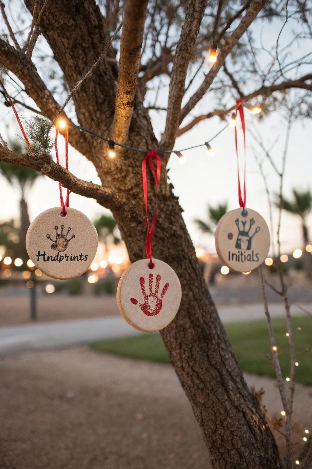 Individualized saline composition tokens capturing reminiscences on the yuletide plant.