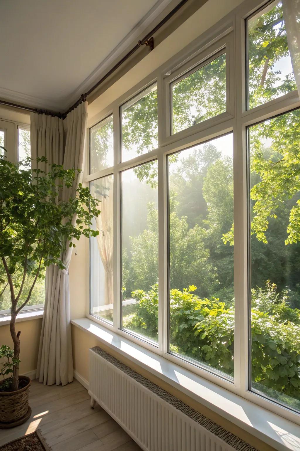 Window overlay offers undetectable insulation.