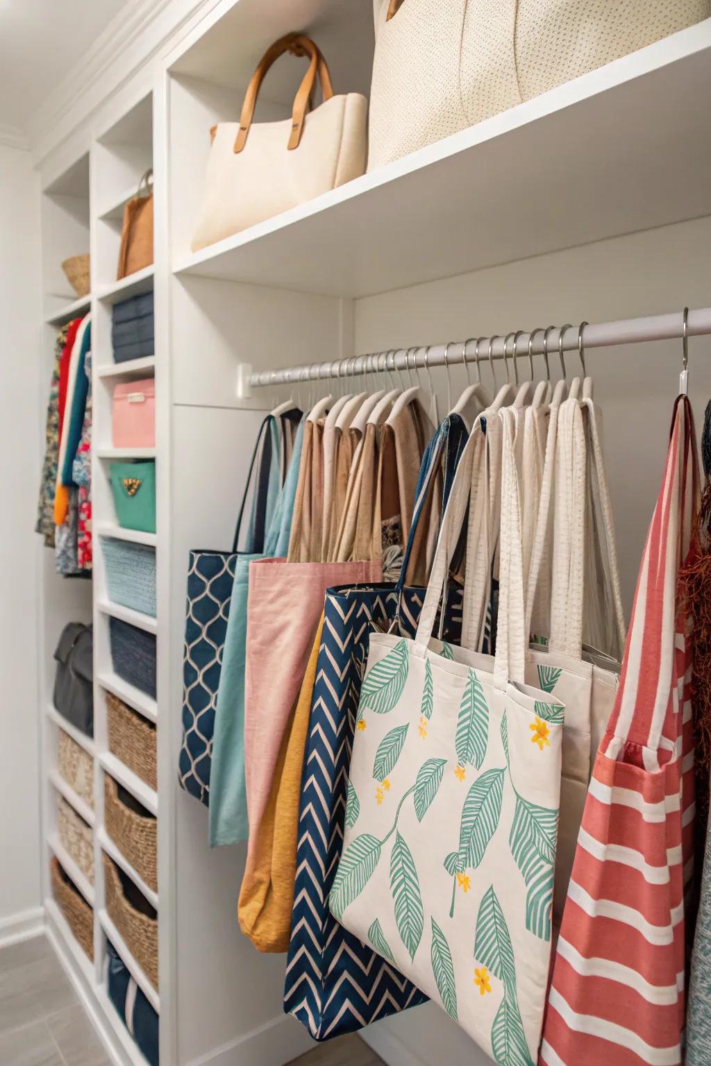 Apparel rods maintain your carryalls arranged and concealed.