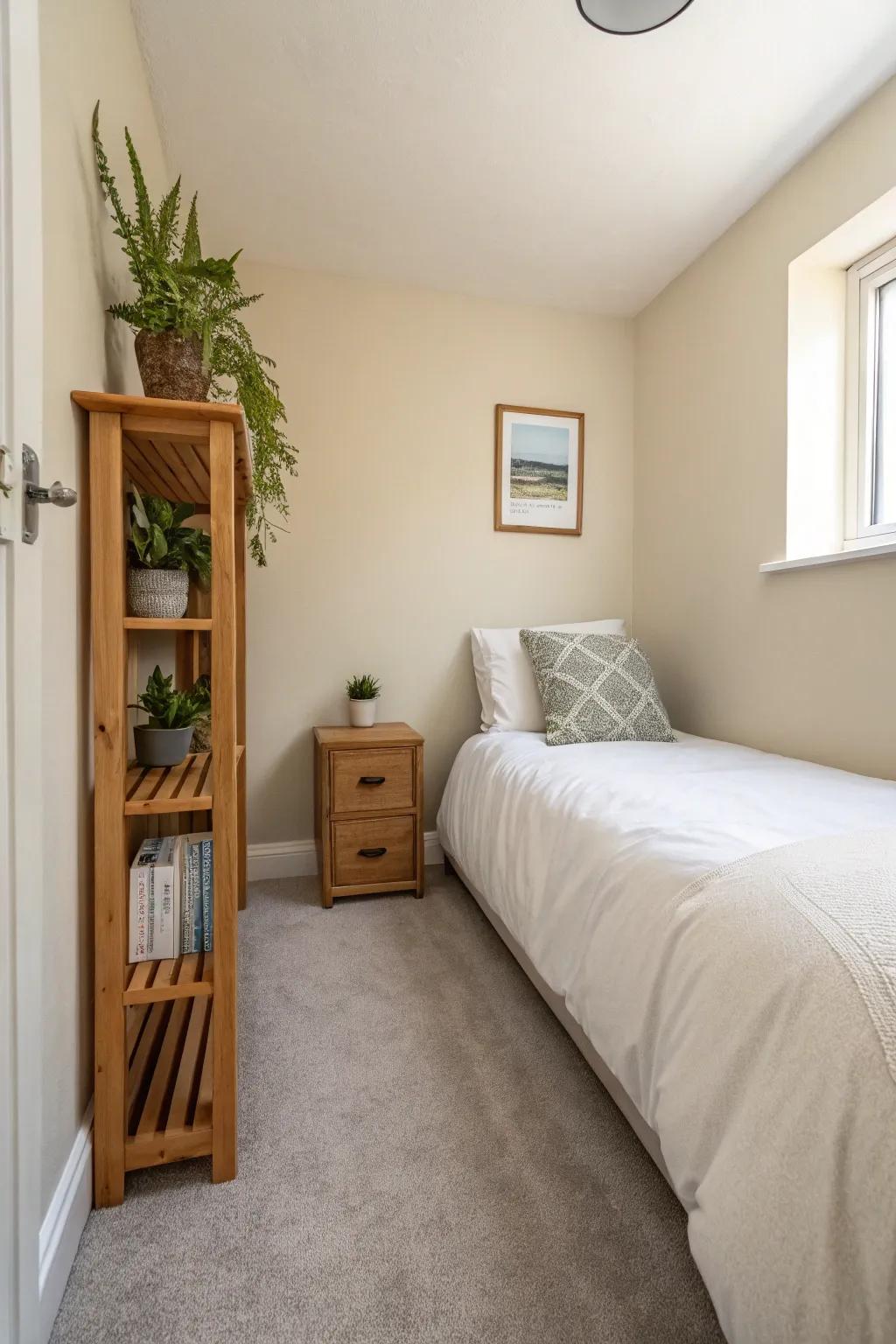 Opt for a light color scheme to enhance spaciousness.