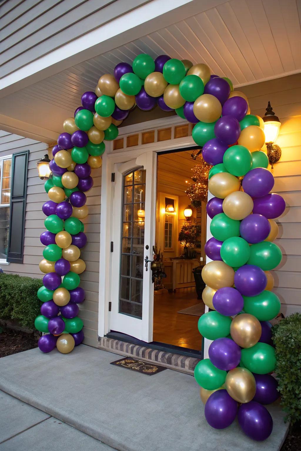 Inflation arches are a striking and attention-grabbing way to welcome your guests.