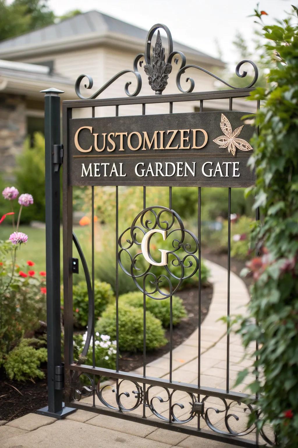 Bespoke designs transform your garden portal into a personal declaration.