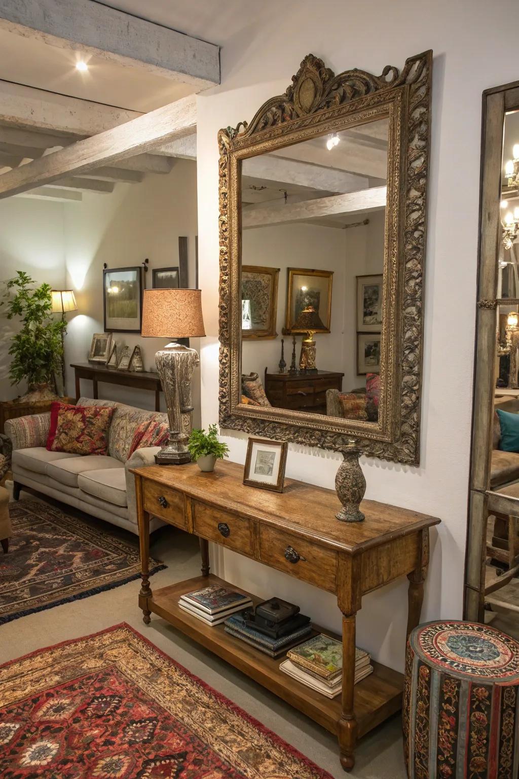 Vintage paint methods have the potential to bestow your mirror with an antiquated allure.