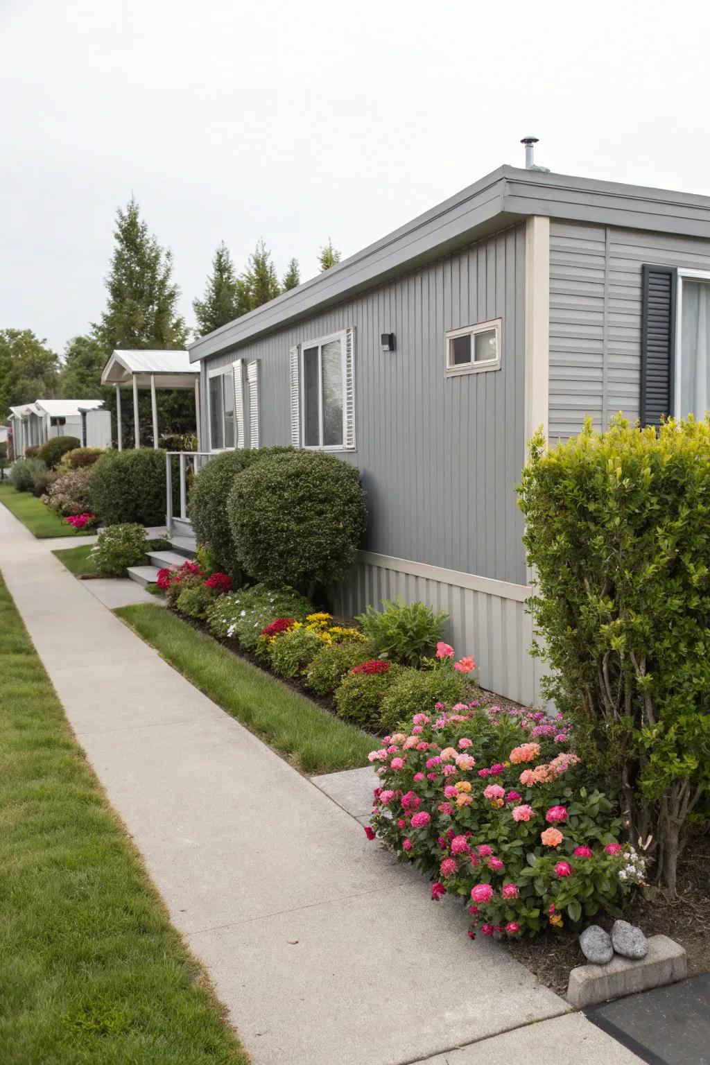 Realize a modern aesthetic with composite paneling.