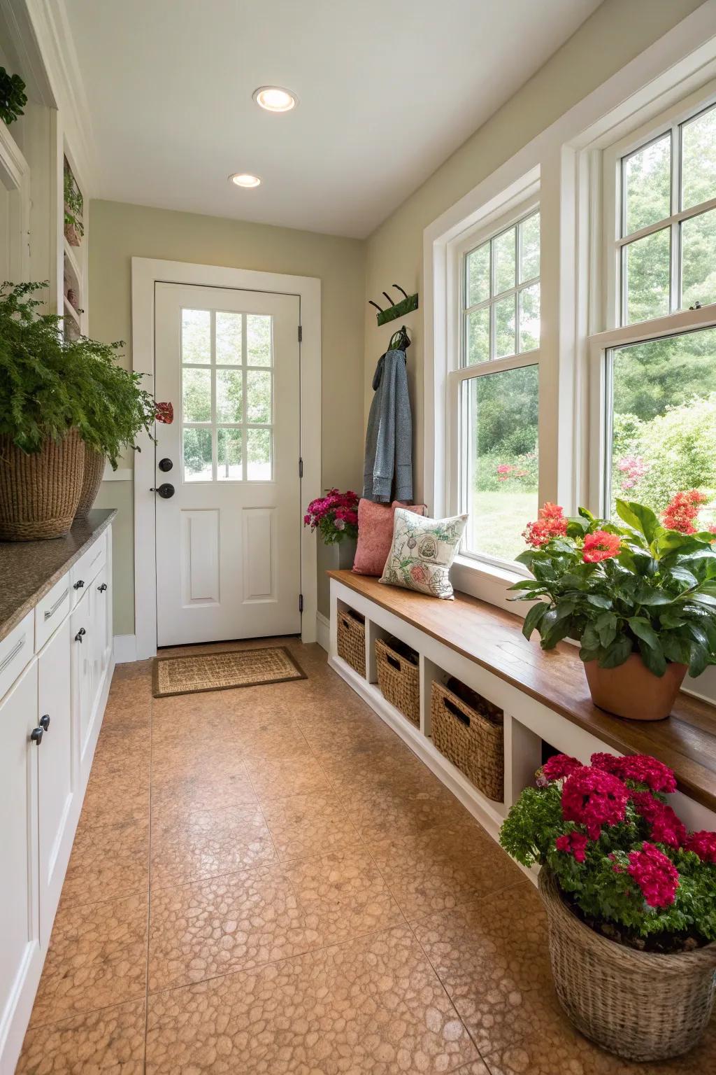 Bark covering offers a sustainable choice enhanced by natural splendor.