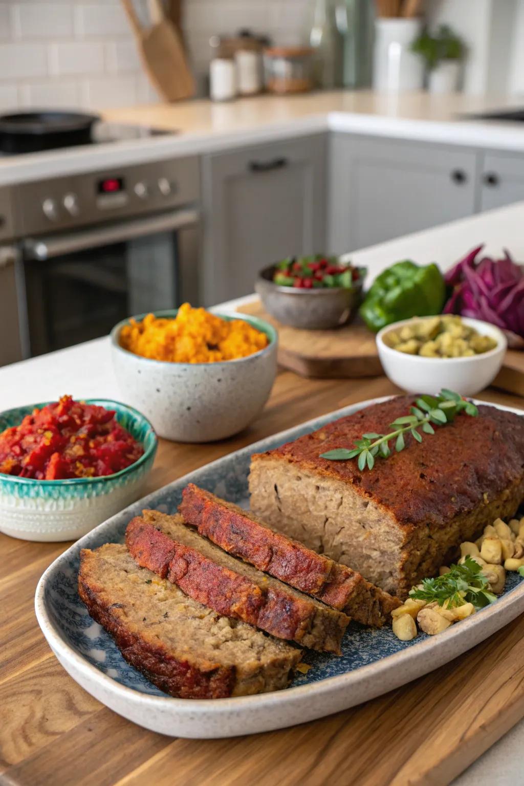 Vegan loaf: A delightful plant-based option for everyone.