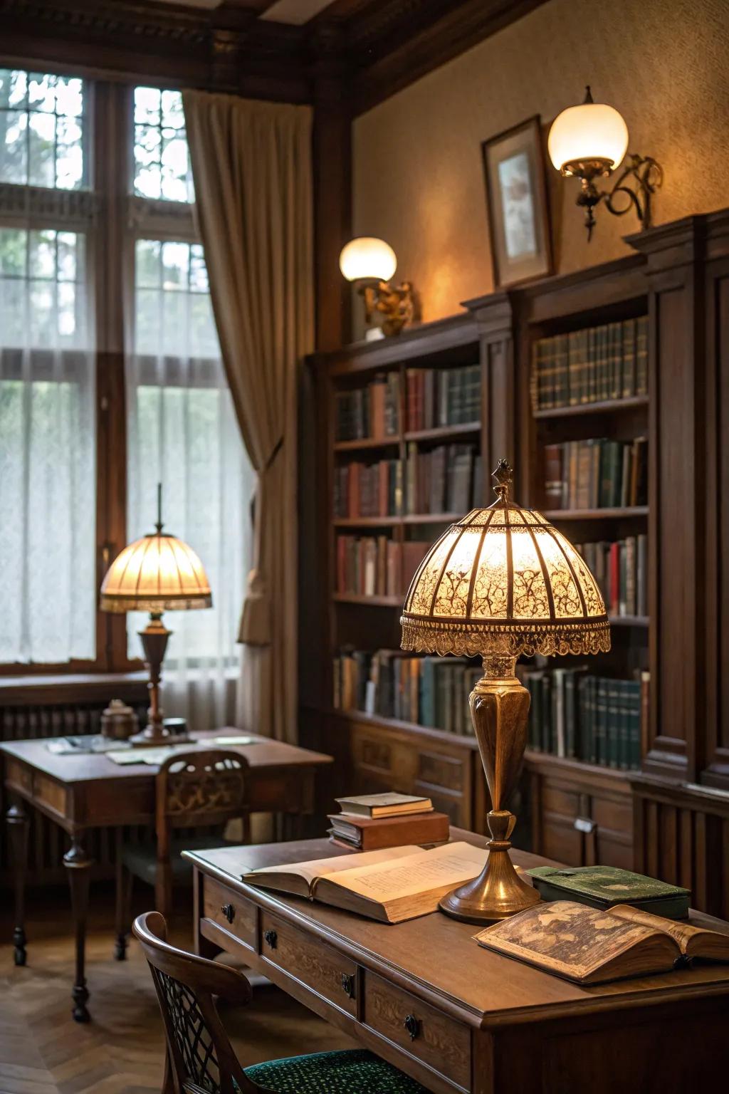 Establish a cozy environment through gentle illumination