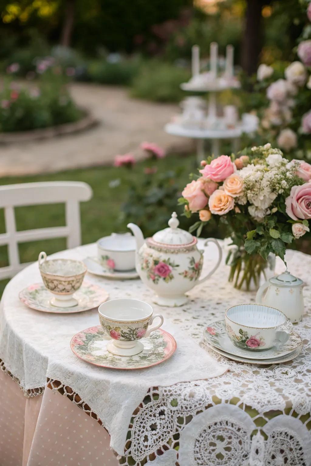 Timeless tea socials evoke sentimentality and polish.
