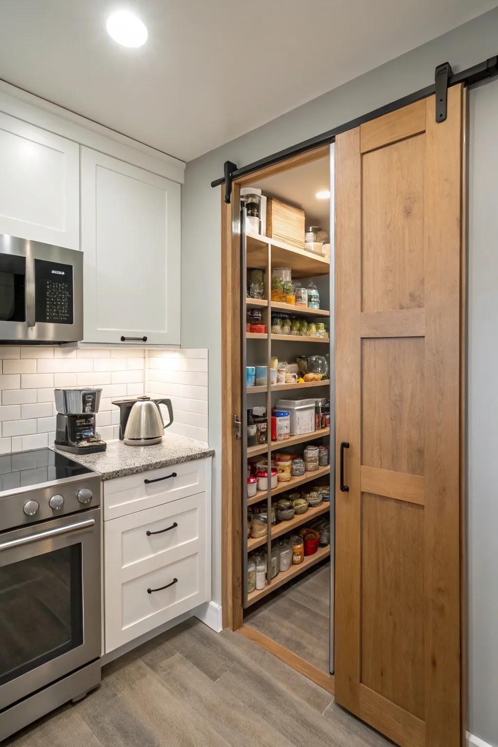 Retractable entrances are tailor-made for compact kitchens, economizing area effortlessly.