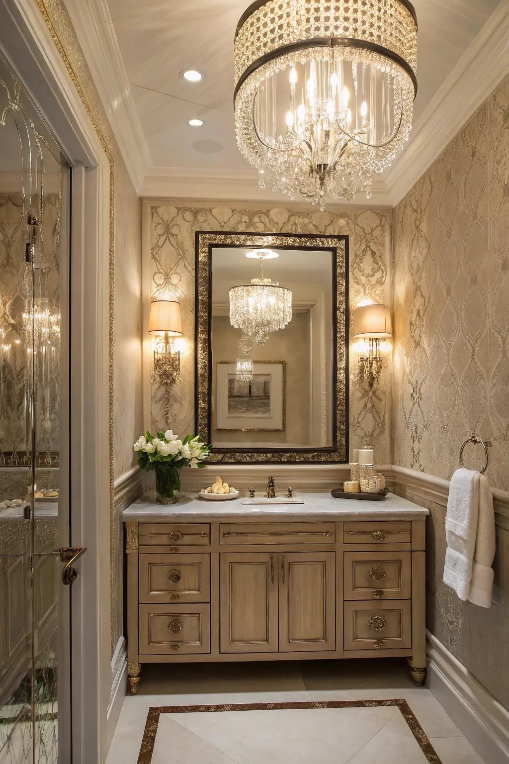 Mirrors amplify area and light.