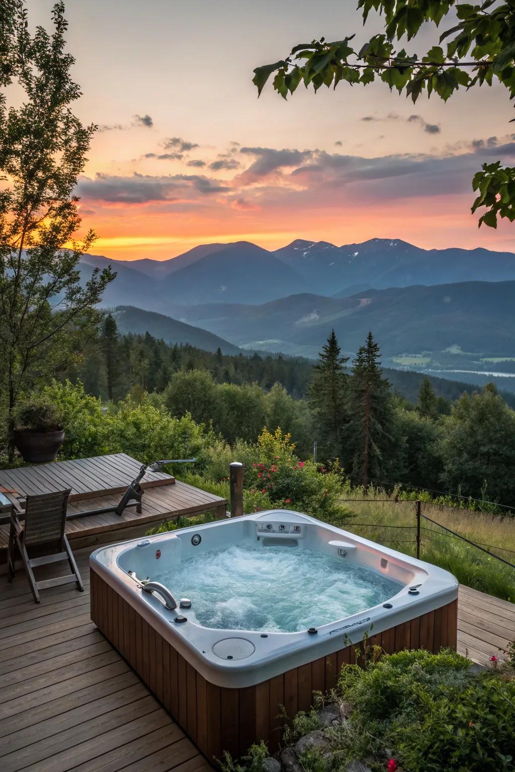 Improve the love using a spectacular vista.